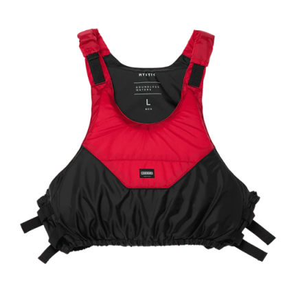 Star Floatation Vest Black Red Zipfree